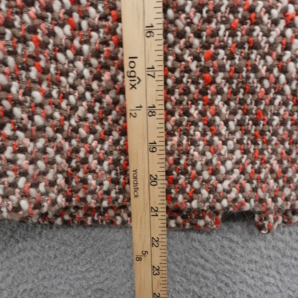 J Crew Wool Blend Tweed Pencil‎ Skirt Size 4 Brown Pink Womens Preppy Career